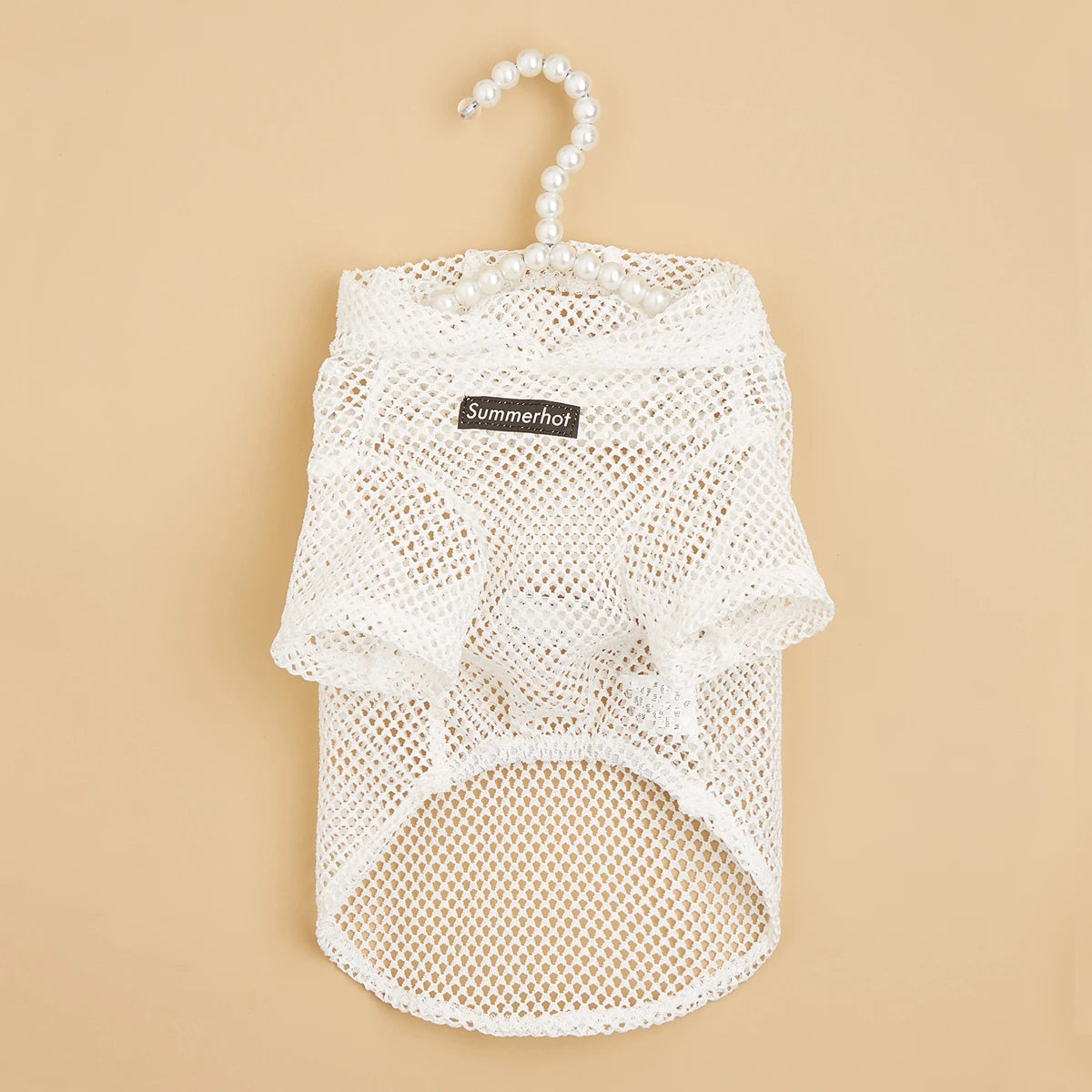 Summer Mesh Pet Hoodie – Breathable Lightweight Dog & Cat Outfit