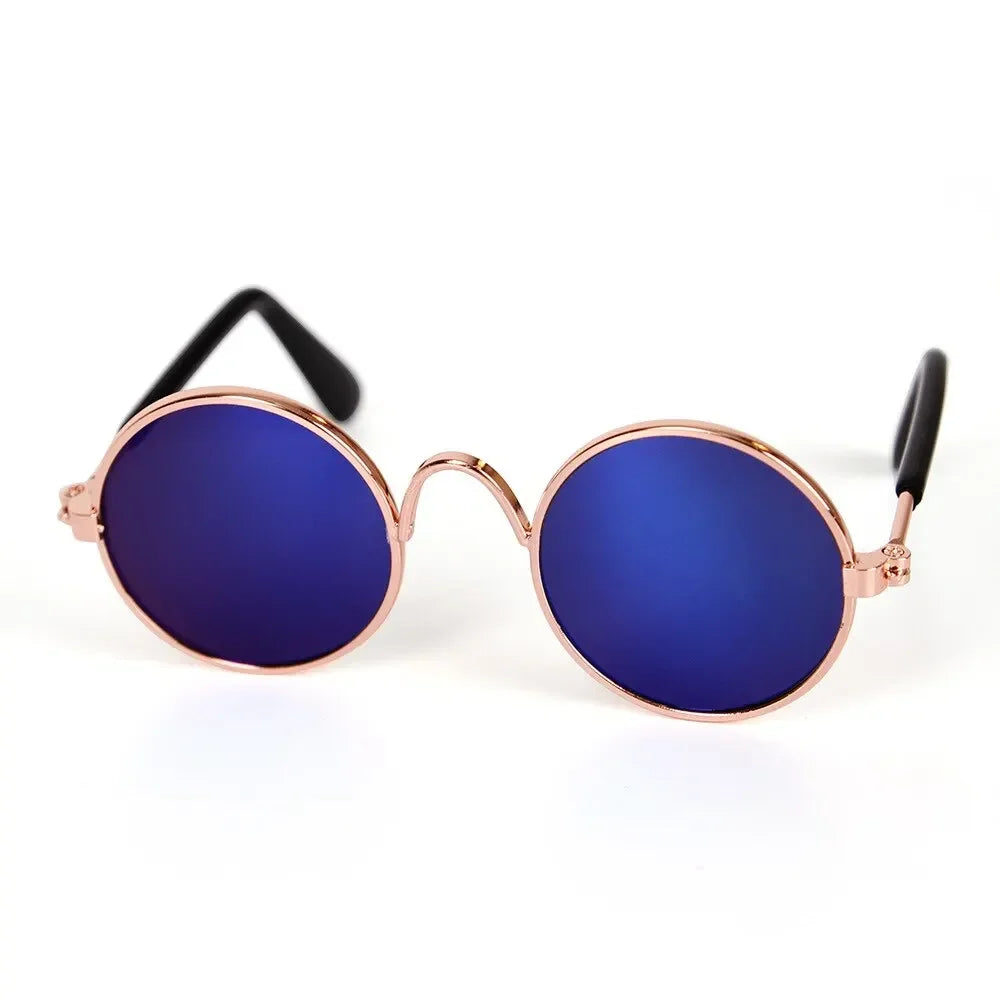 Round Metal Pet Sunglasses