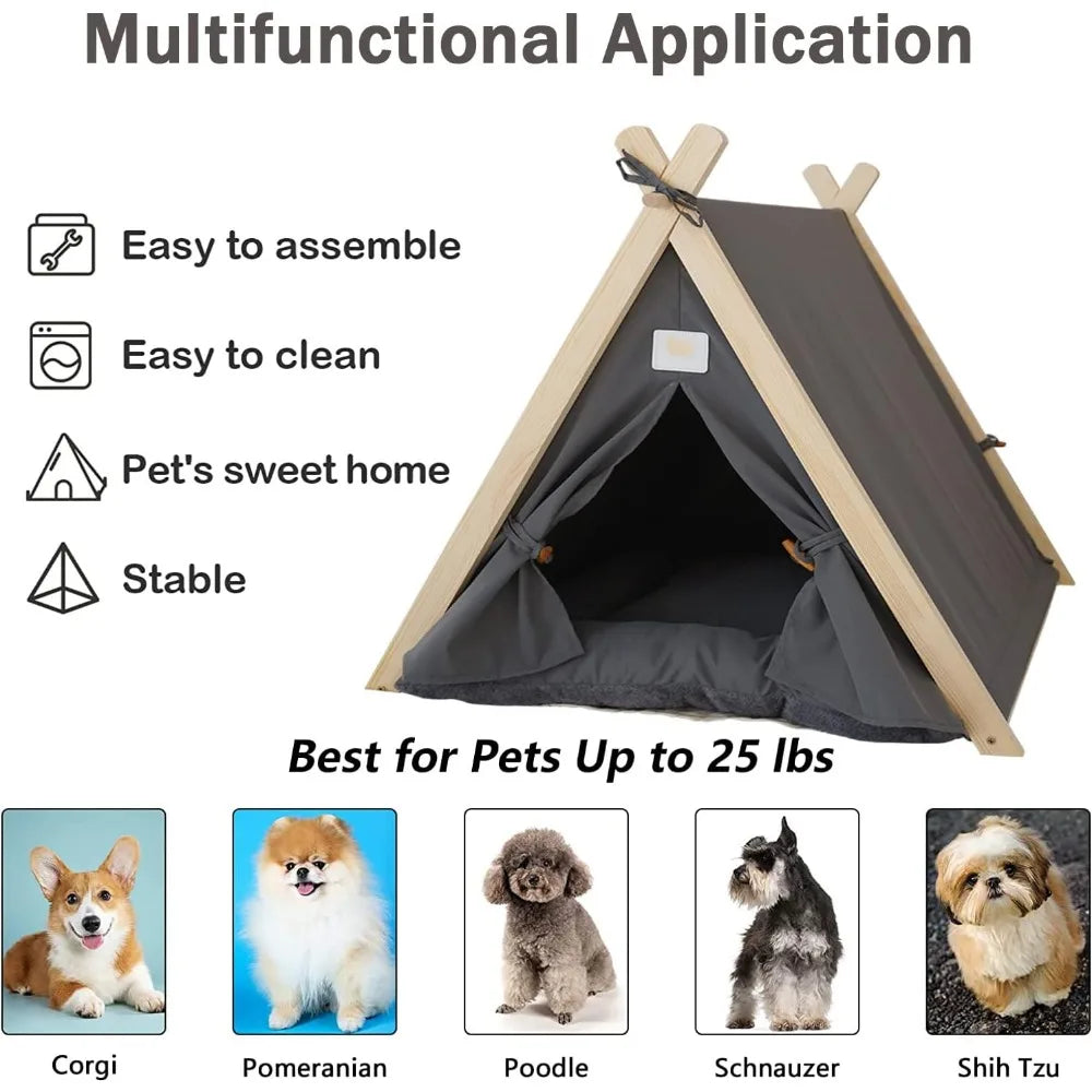 Pet Teepee Tent Bed
