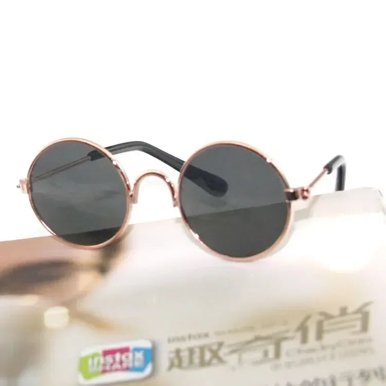 Round Metal Pet Sunglasses