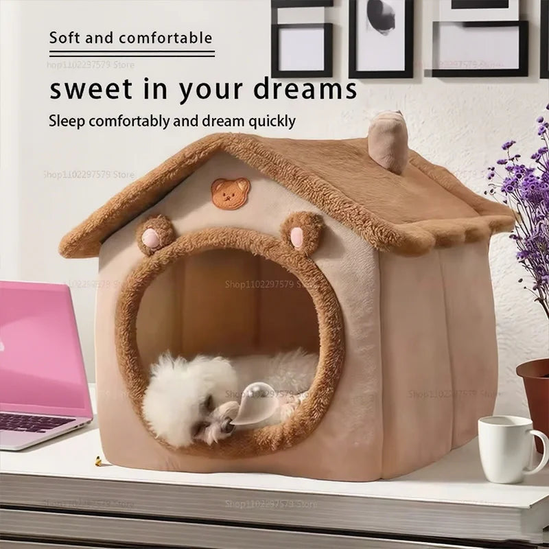 Cozy Pet House Bed
