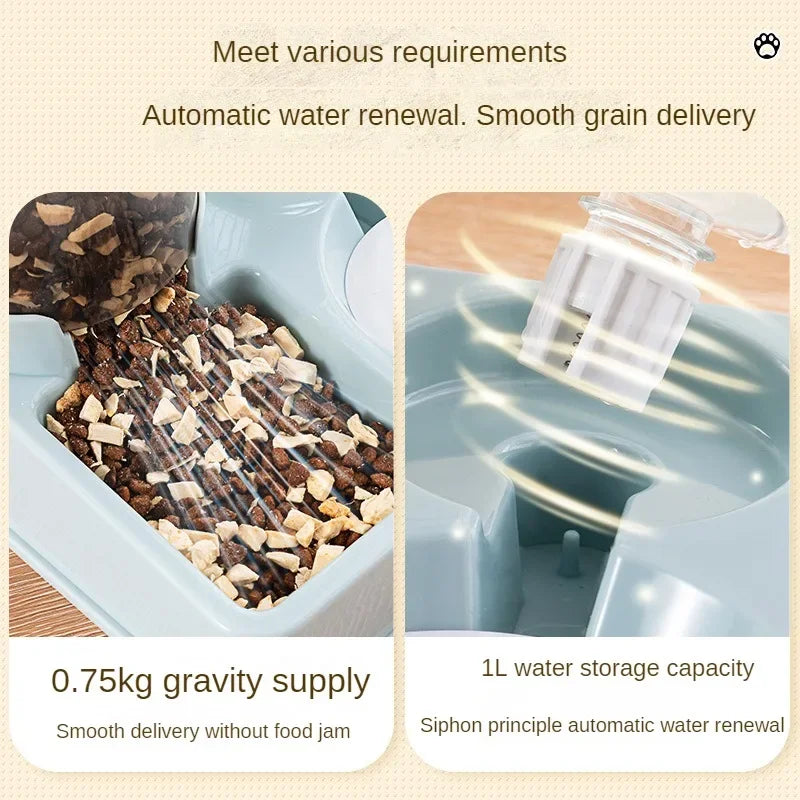 Automatic Pet Feeder & Water Dispenser