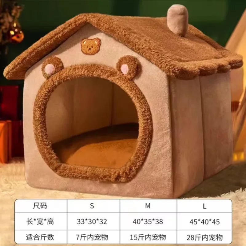 Cozy Pet House Bed