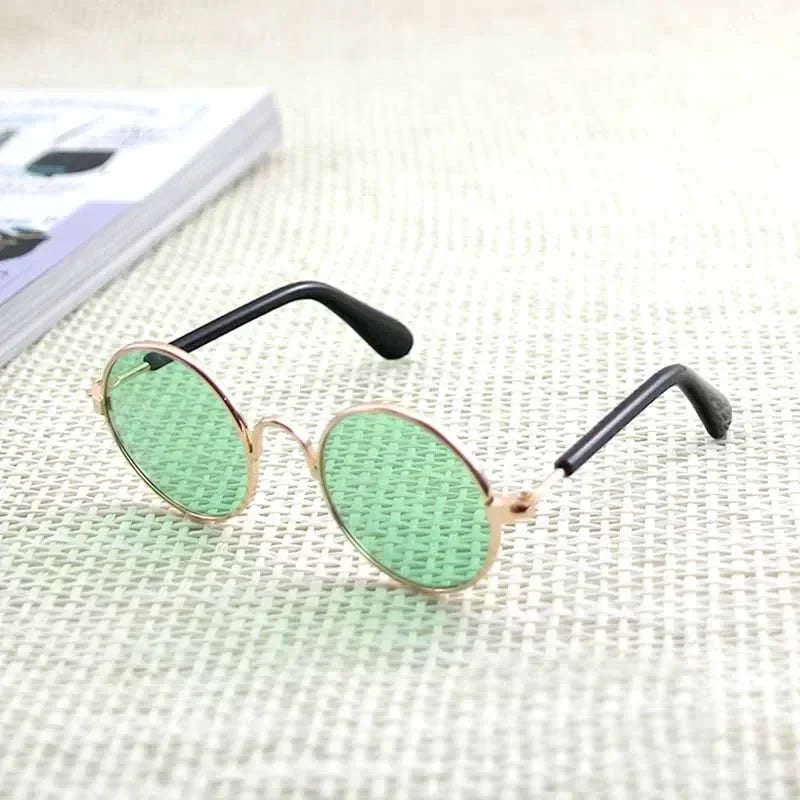 Round Metal Pet Sunglasses
