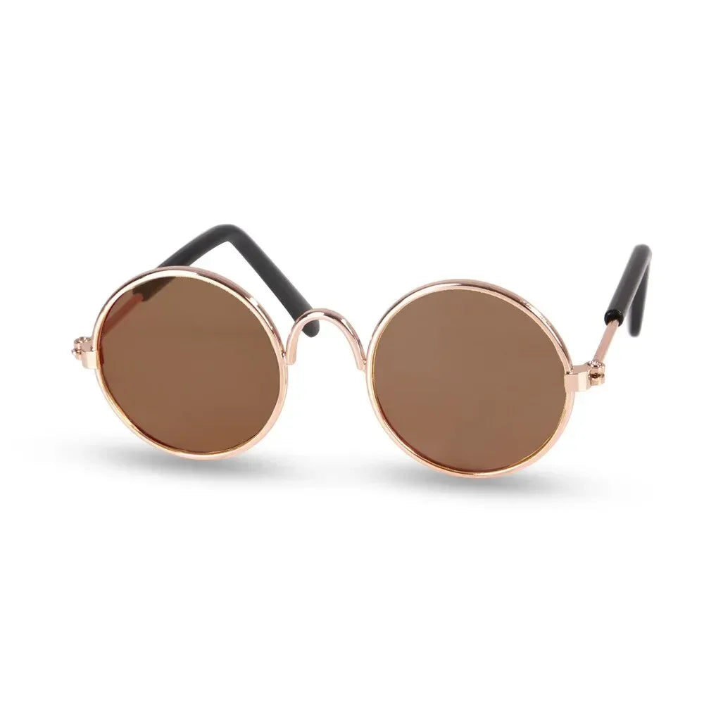 Round Metal Pet Sunglasses