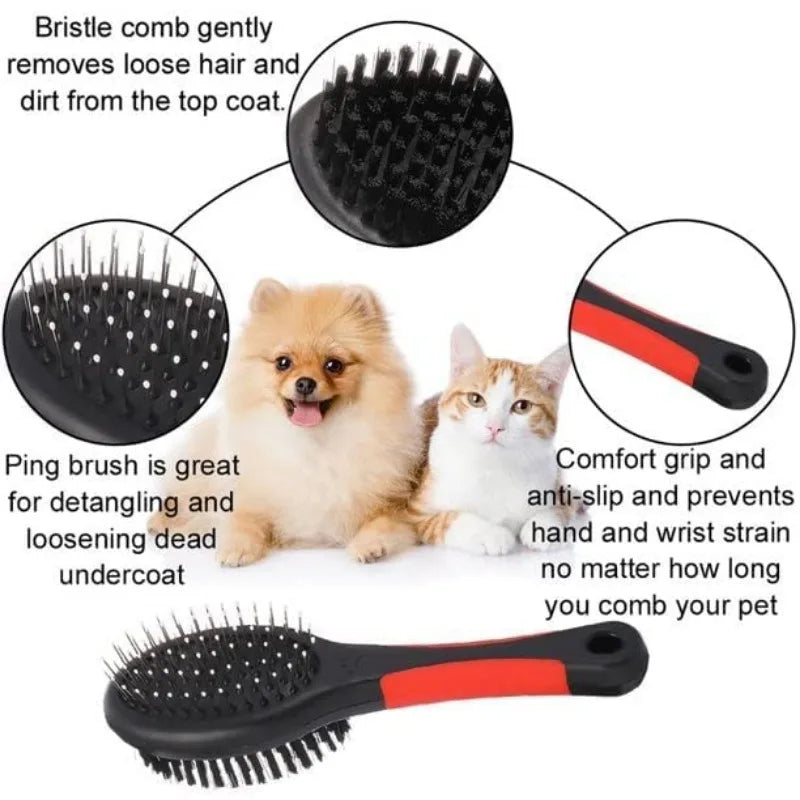 Double-Sided Pet Brush