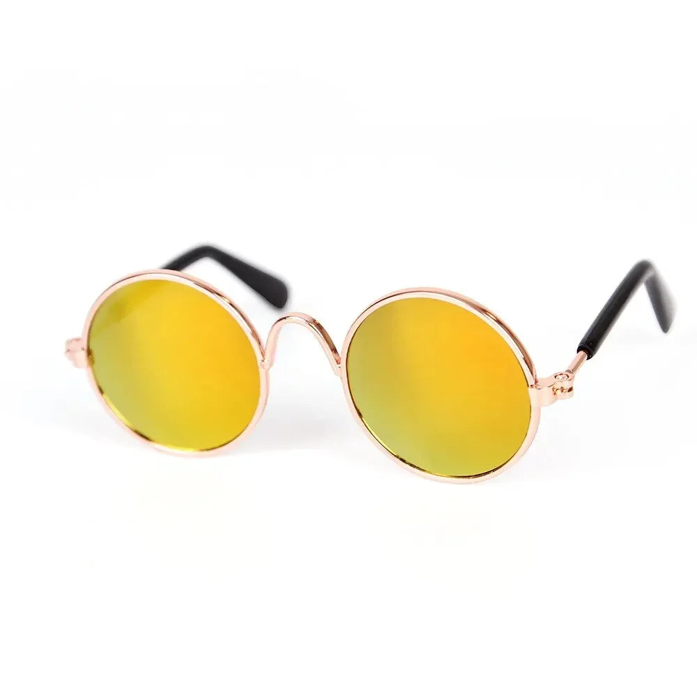 Round Metal Pet Sunglasses