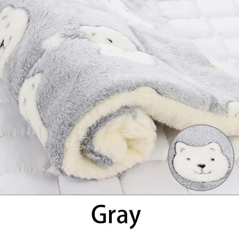 Soft Plush Pet Blanket Mat