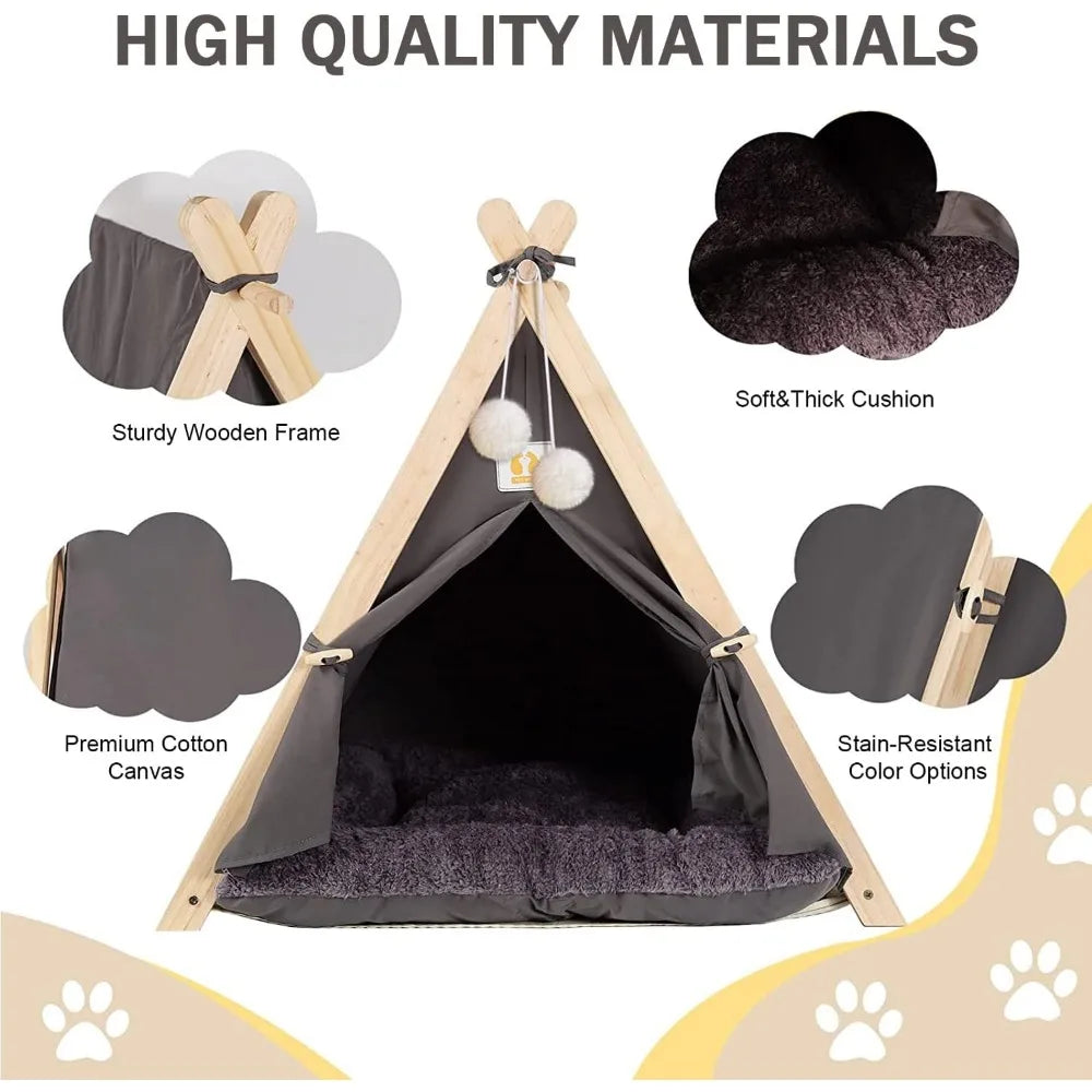 Pet Teepee Tent Bed