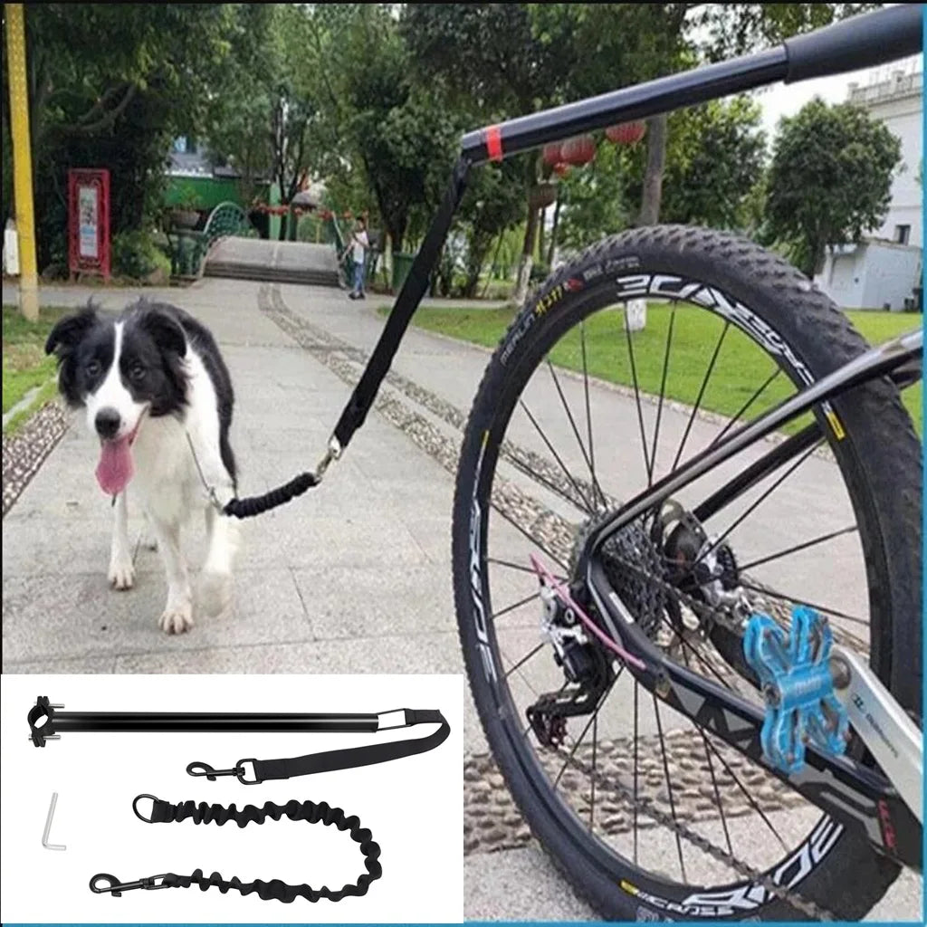 Dog Bike Leash Rod