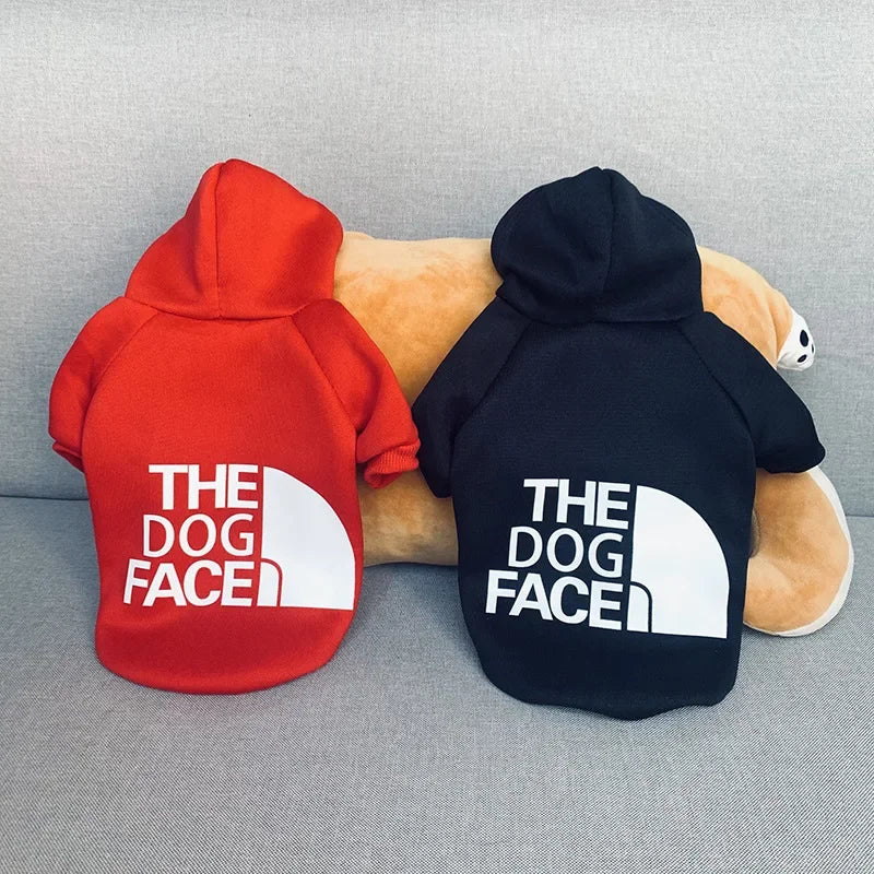 The Dog Face™ Pet Hoodie – Soft Fleece Warm Dog Sweatshirt
